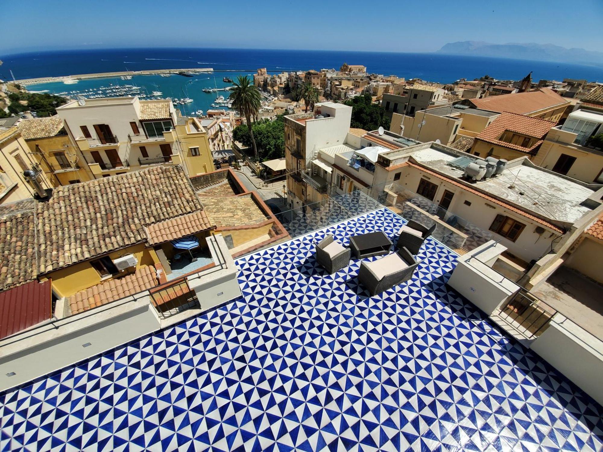 شقة Palazzo Del Golfo كاستيلاّماري ديل غو الغرفة الصورة